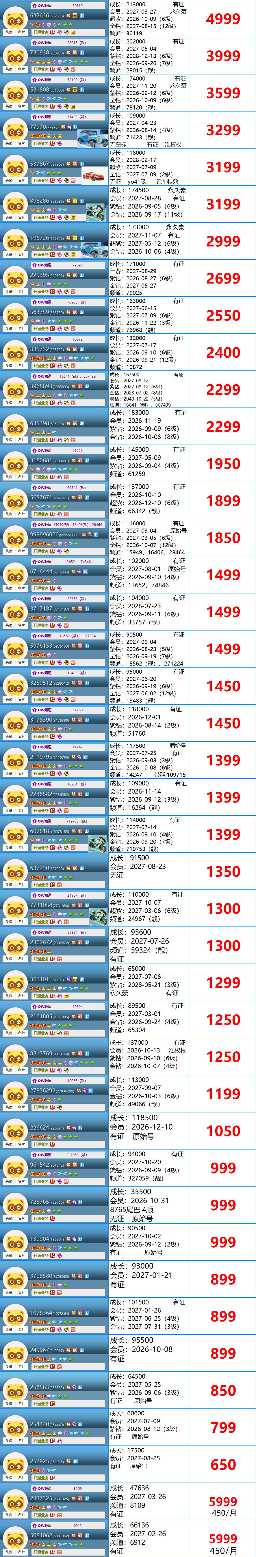 高级权杖V6V7V8V9靓号至尊1区(图18)